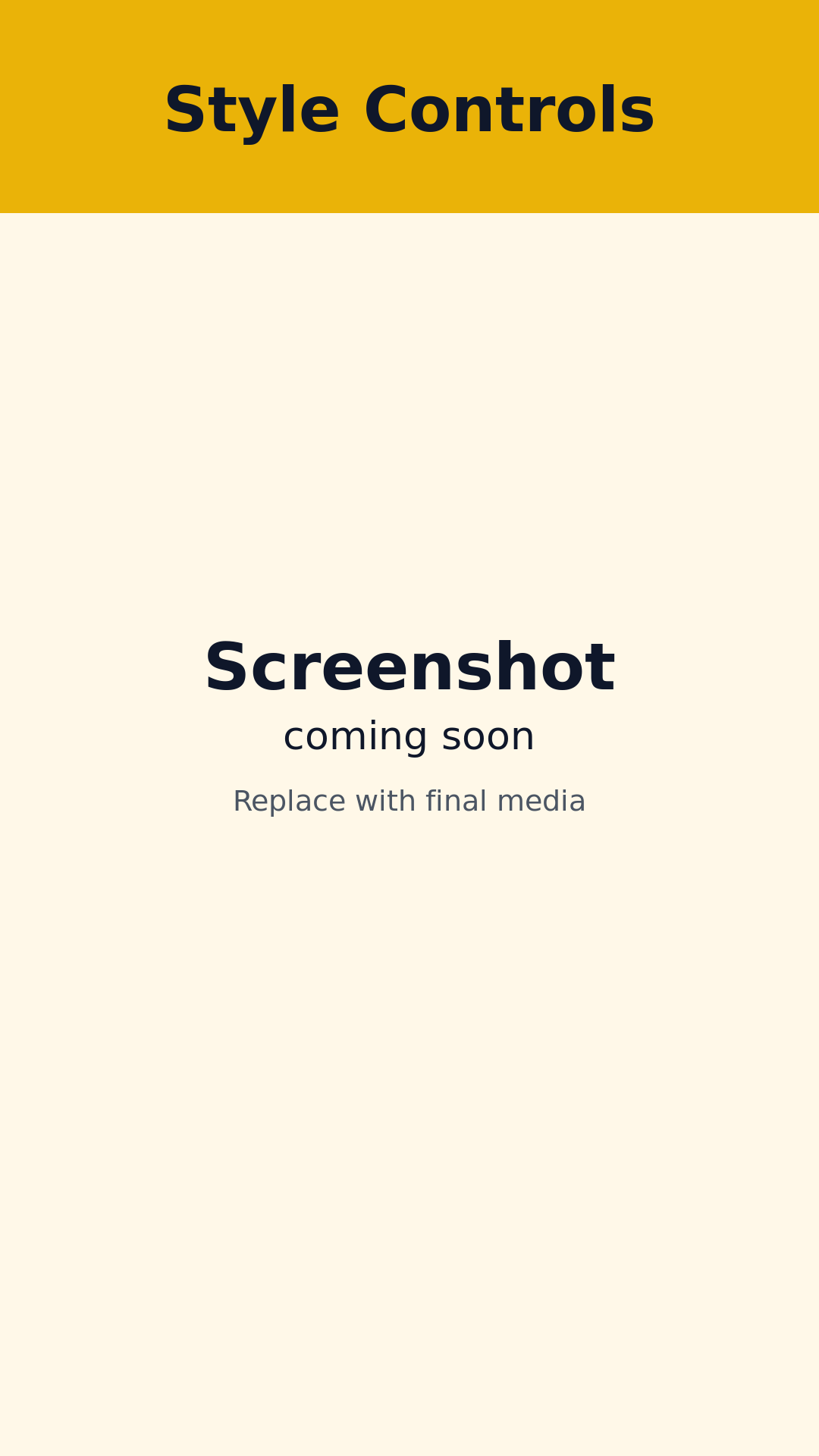 Placeholder for style editor screenshot